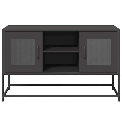 Musta tv-taso Platz 100,5x39x60,5cm (teräs)