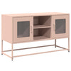 TV-taso pinkki 100,5x39x60,5 cm teräs
