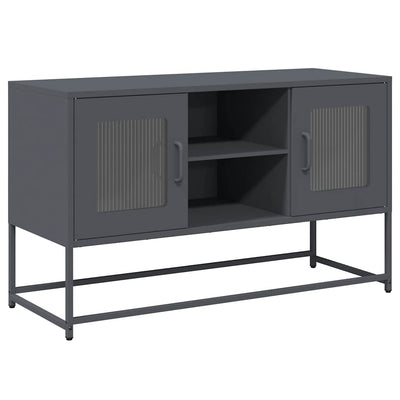 TV-taso antrasiitti 100,5x39x60,5 cm teräs