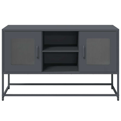 TV-taso antrasiitti 100,5x39x60,5 cm teräs