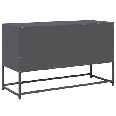TV-taso antrasiitti 100,5x39x60,5 cm teräs