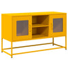 TV-taso sinapinkeltainen 100,5x39x60,5 cm teräs