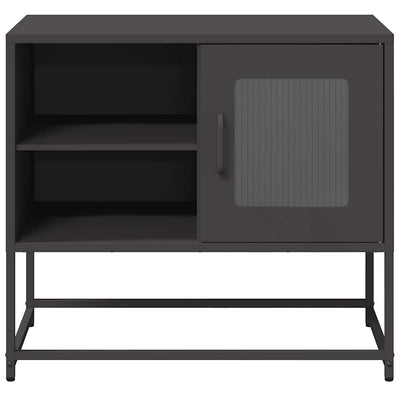TV-taso musta 68x39x60,5 cm teräs