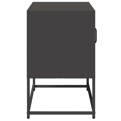 TV-taso musta 68x39x60,5 cm teräs