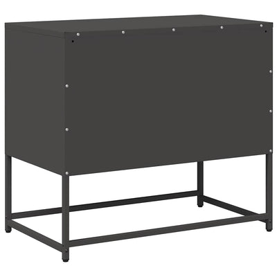 TV-taso musta 68x39x60,5 cm teräs