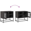 TV-taso musta 68x39x60,5 cm teräs