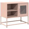 TV-taso pinkki 68x39x60,5 cm teräs