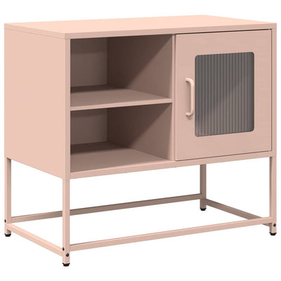 TV-taso pinkki 68x39x60,5 cm teräs