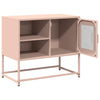 TV-taso pinkki 68x39x60,5 cm teräs
