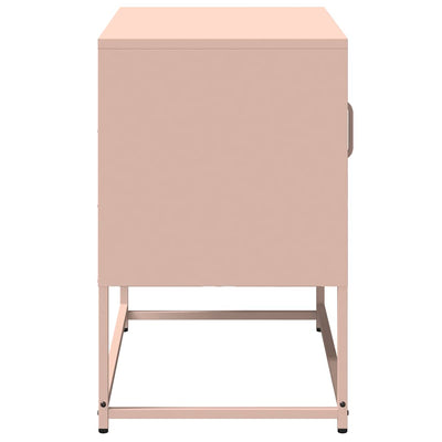 TV-taso pinkki 68x39x60,5 cm teräs