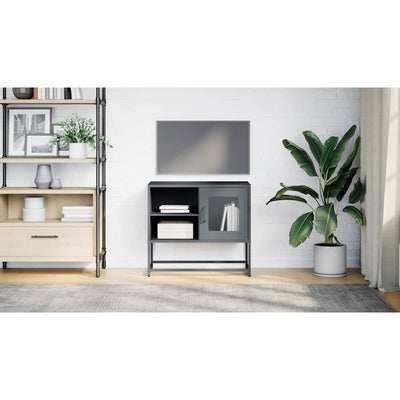 TV-taso antrasiitti 68x39x60,5 cm teräs