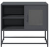 TV-taso antrasiitti 68x39x60,5 cm teräs