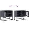 TV-taso antrasiitti 68x39x60,5 cm teräs