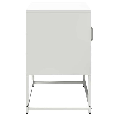 TV-taso valkoinen 68x39x60,5 cm teräs
