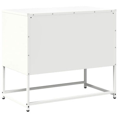 TV-taso valkoinen 68x39x60,5 cm teräs