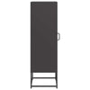 Highboard Musta 36x39x123 cm Kylmävalssattu teräs
