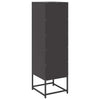 Highboard Musta 36x39x123 cm Kylmävalssattu teräs