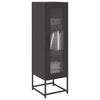 Highboard Musta 36x39x123 cm Kylmävalssattu teräs