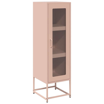 Highboard Pinkki 36x39x123 cm Kylmävalssattu teräs