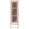 Highboard Pinkki 36x39x123 cm Kylmävalssattu teräs