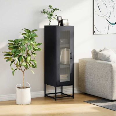 Highboard Antrasiitti 36x39x123 cm Kylmävalssattu teräs