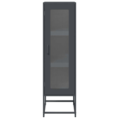 Highboard Antrasiitti 36x39x123 cm Kylmävalssattu teräs