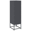 Highboard Antrasiitti 36x39x123 cm Kylmävalssattu teräs