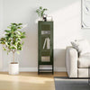 Highboard Oliivinvihreä 36x39x123 cm Kylmävalssattu teräs