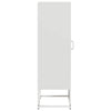 Highboard Valkoinen 36x39x123 cm Kylmävalssattu teräs