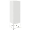 Highboard Valkoinen 36x39x123 cm Kylmävalssattu teräs