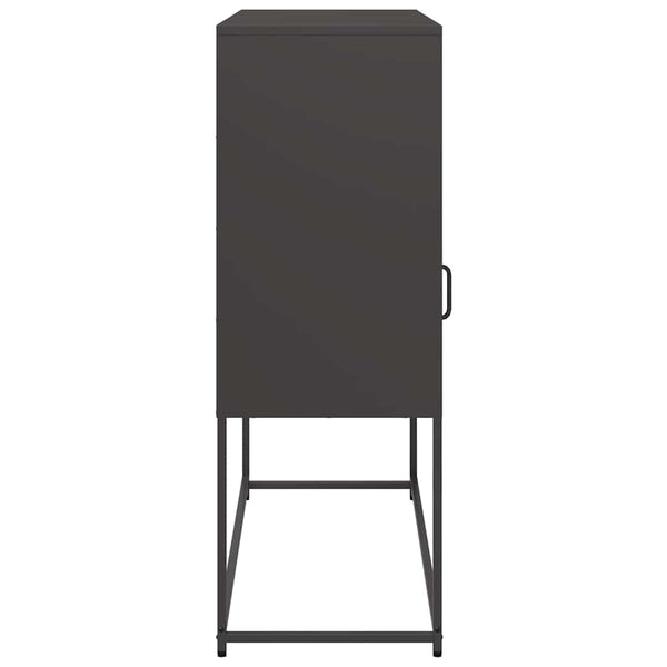 Musta senkki Aldo 100,5x39x107cm (kylmävalssattu teräs)