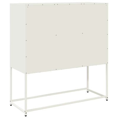 Senkki valkoinen 100,5x39x107 cm kylmävalssattu teräs