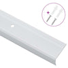 Porrasaskelmien reunalistat 10 kpl Hopea 67 x 3.5 x 3 cm