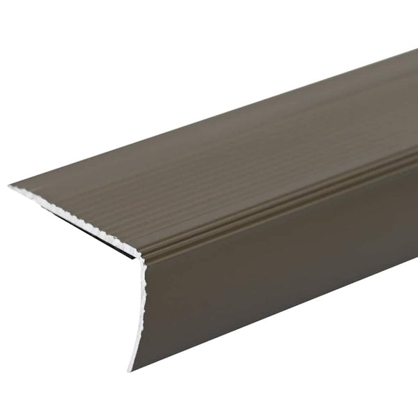 Porrasaskelmien reunalistat 10 kpl Ruskea 67 x 3.5 x 3 cm