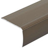Porrasaskelmien reunalistat 30 kpl Ruskea 67 x 3.5 x 3 cm