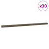 Porrasaskelmien reunalistat 30 kpl Ruskea 67 x 3.5 x 3 cm