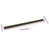 Porrasaskelmien reunalistat 30 kpl Samppanja 67 x 3.5 x 3 cm