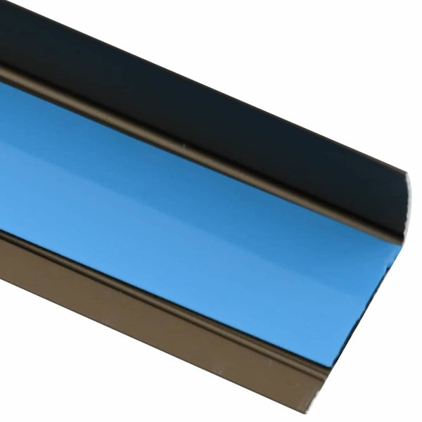 Porrasaskelmien reunalistat 10 kpl Ruskea 67 x 3 x 2 cm