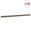 Porrasaskelmien reunalistat 10 kpl Ruskea 67 x 3 x 2 cm