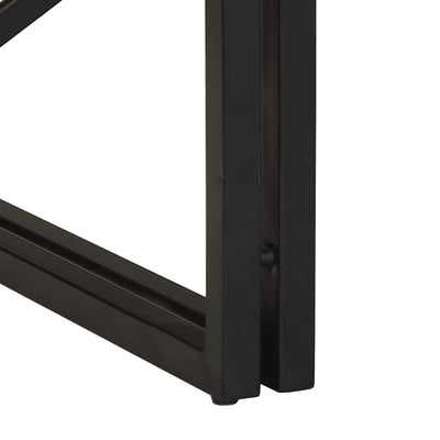 Sohvapöytä Taluta 100x100x35cm (massiivi karkea puu mango)