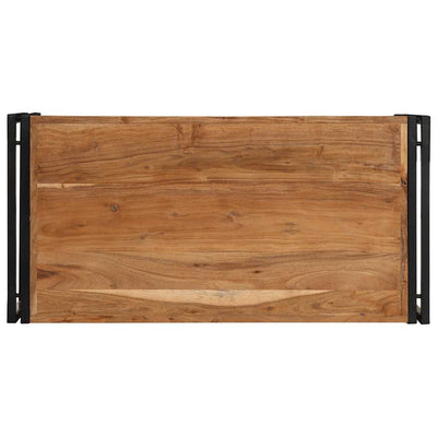 sohvapöytä 100x50x35 cm massiivipuu akaasia