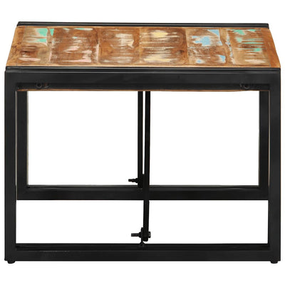 Monivärinen sohvapöytä Taluta 50x50x35cm (massiivipuu kierrätetty)