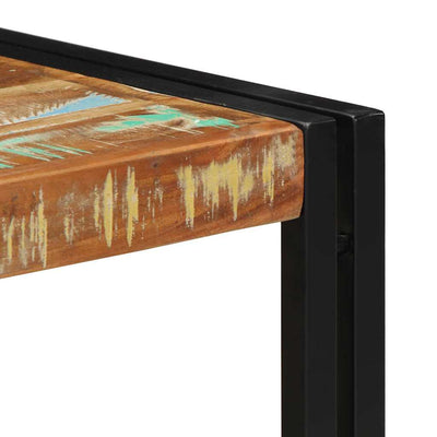 Monivärinen sohvapöytä Taluta 50x50x35cm (massiivipuu kierrätetty)