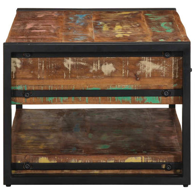 Monivärinen sohvapöytä Roxie 90x50x38cm (massiivipuu kierrätetty)