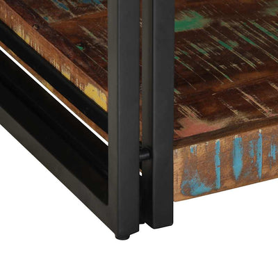 Monivärinen sohvapöytä Roxie 90x50x38cm (massiivipuu kierrätetty)