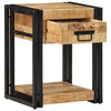 Yöpöytäkaapit 2 kpl 40x35x50 cm Massiivipuuta mango