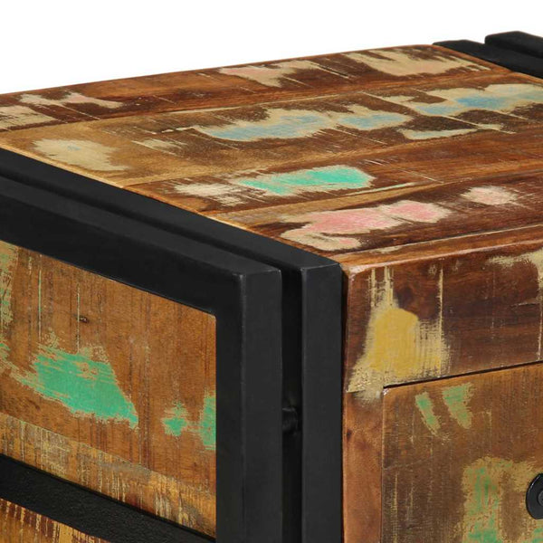 Yöpöytäkaappi laatikon kanssa 2 pcs Monivärinen 40 x 35 x 50 cm