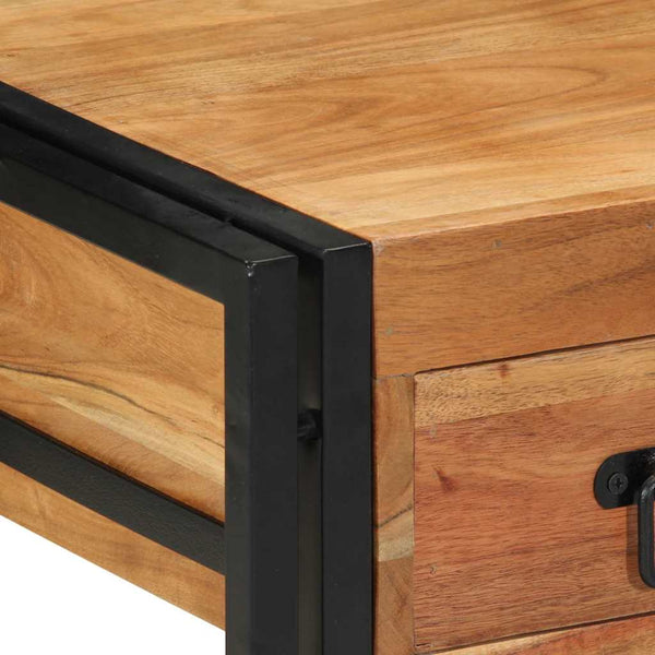 Yöpöytäkaappi Ruskea 40 x 40 x 50 cm täysi akaasiapuu