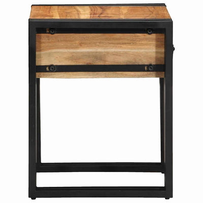 Ruskea päätypöytä Parva 40x40x50cm (akaasiapuu)