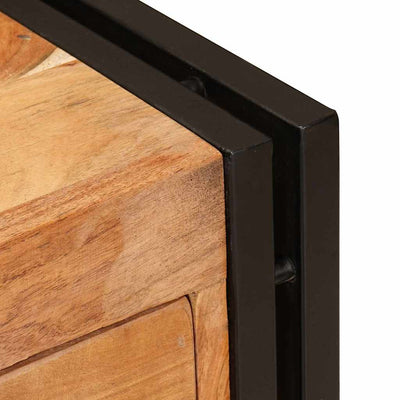 Sivupöytä Ruskea 66 x 33 x 70 cm täysi akaasiapuu